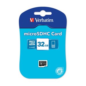 Verbatim 32GB Class 10 Secure Digital Micro SDHC Memory Card